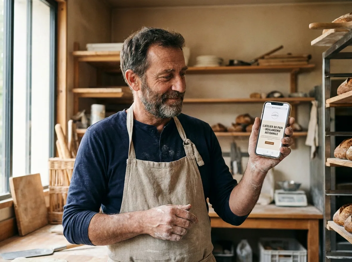 Portrait de Pierre Lacroix, boulanger client d'Inleven
